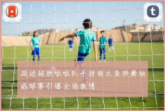 延边超燃啦啦队手持明太鱼热舞助威球赛引爆全场激情